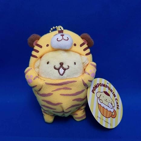 Amazon ポムポムプリン ぬいぐるみ マスコット キーホルダー カフェ 虎 着ぐるみ ぬいぐるみ ホビー
