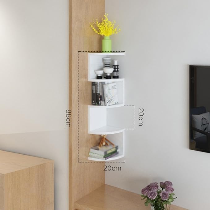 ZCJB Wand Bücherregal Partition Lagerregal Wohnzimmer