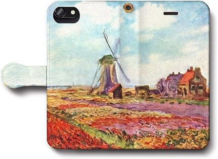 Amazon Iphonex Iphonexs クロード モネ オランダのチューリップ畑 スマホケース 手帳型 全機種対応 スマホカバー 人気 絵画 かわいい Huawei Plite P30lite 個性的 携帯ケース ケース カバー 通販