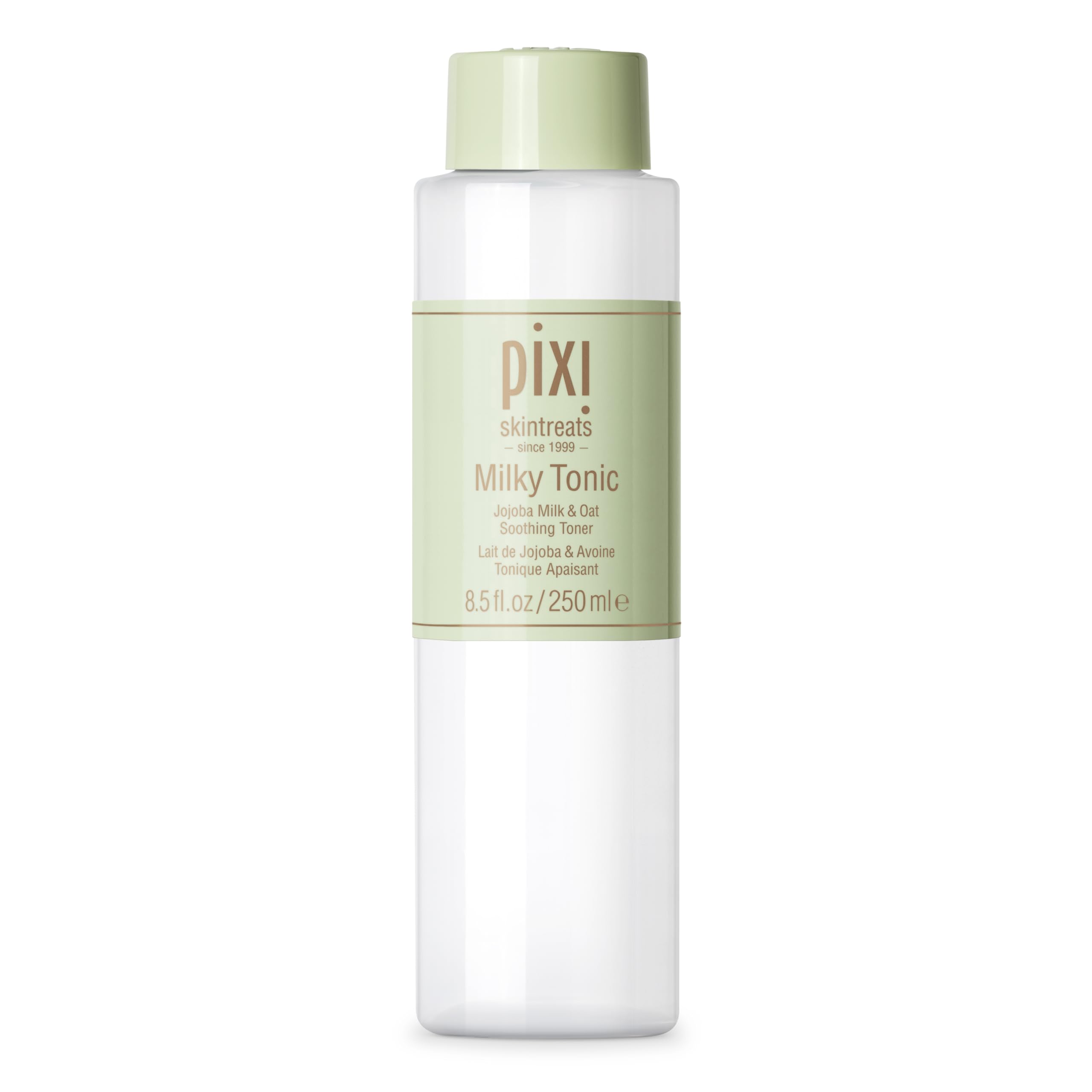 Pixi Milky Tonic, Calming & Hydrating Tonic Containing Jojoba Milk, Infused with Oat Extract to Soothe, Alcohol-Free Daily Nourishing Toner, 8.5 fl oz/ 250 mL