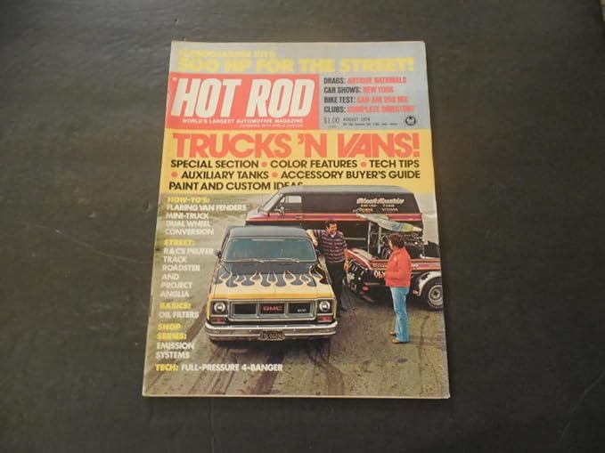 Hot Rod Aug 1974 Turbocharger Kits Trucks N Vans Track