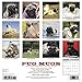 Pug Mugs 2017 Wall Calendar