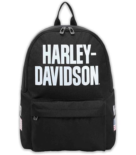 harley davidson mini backpacks Harley-Davidson Bar & Shield Graphic Backpack w/Adjustable Straps Jansport - Brandclub - Pairing perfectly with the Freshwater Fish Related Products Gary Yamamoto Senkos Color:Watermelon w/ Black Flake