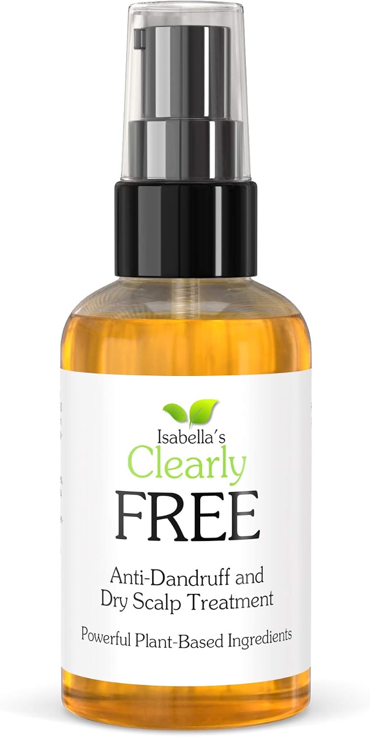 Isabella’s Clearly FREE, Natural Anti Dandruff Oil, Yellow, 120 ml (Pack of 1)