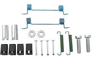 AM AUTOPARTS Parking Brake Shoe Set Compatible with Chevy 1500 2500 3500 Dodge Ram Ford E250 E350