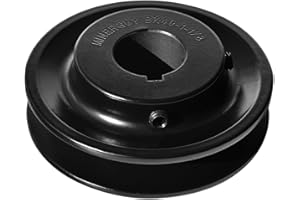 MINERGUY BK40-1-1/8 V-Belt Pulley 1 Inch Bore, 3.9" Outer Diameter, Cast Iron Single Groove Sheaves for 5L or B Belt