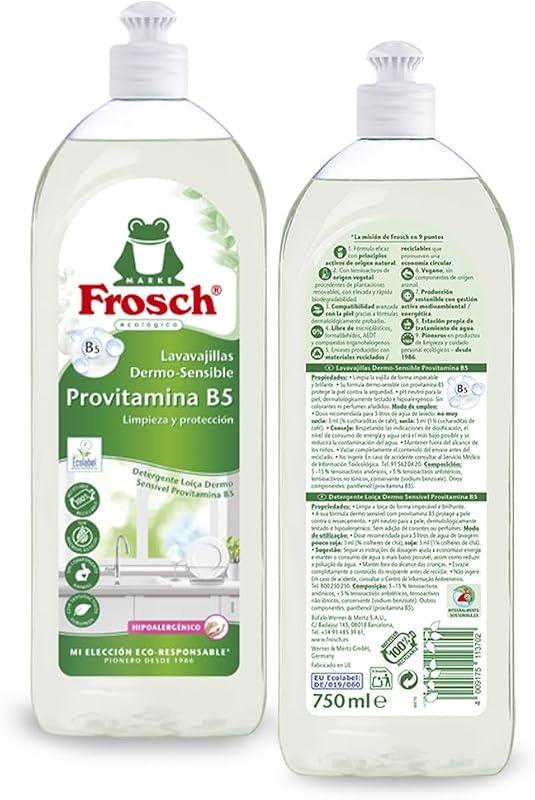 Lavavajillas Ecológico a Mano Líquido ProVitaminas B5-10x750 ml