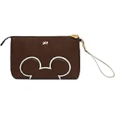 Freshly Picked Classic Zip Pouch, Mocha Mickey