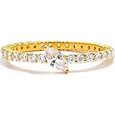 STORYJEWELLERY Marquise Engagement Ring, Cubic Zirconia Rings for Women, Wedding Ring, Solitaire Stone Rings, Gifts for Women