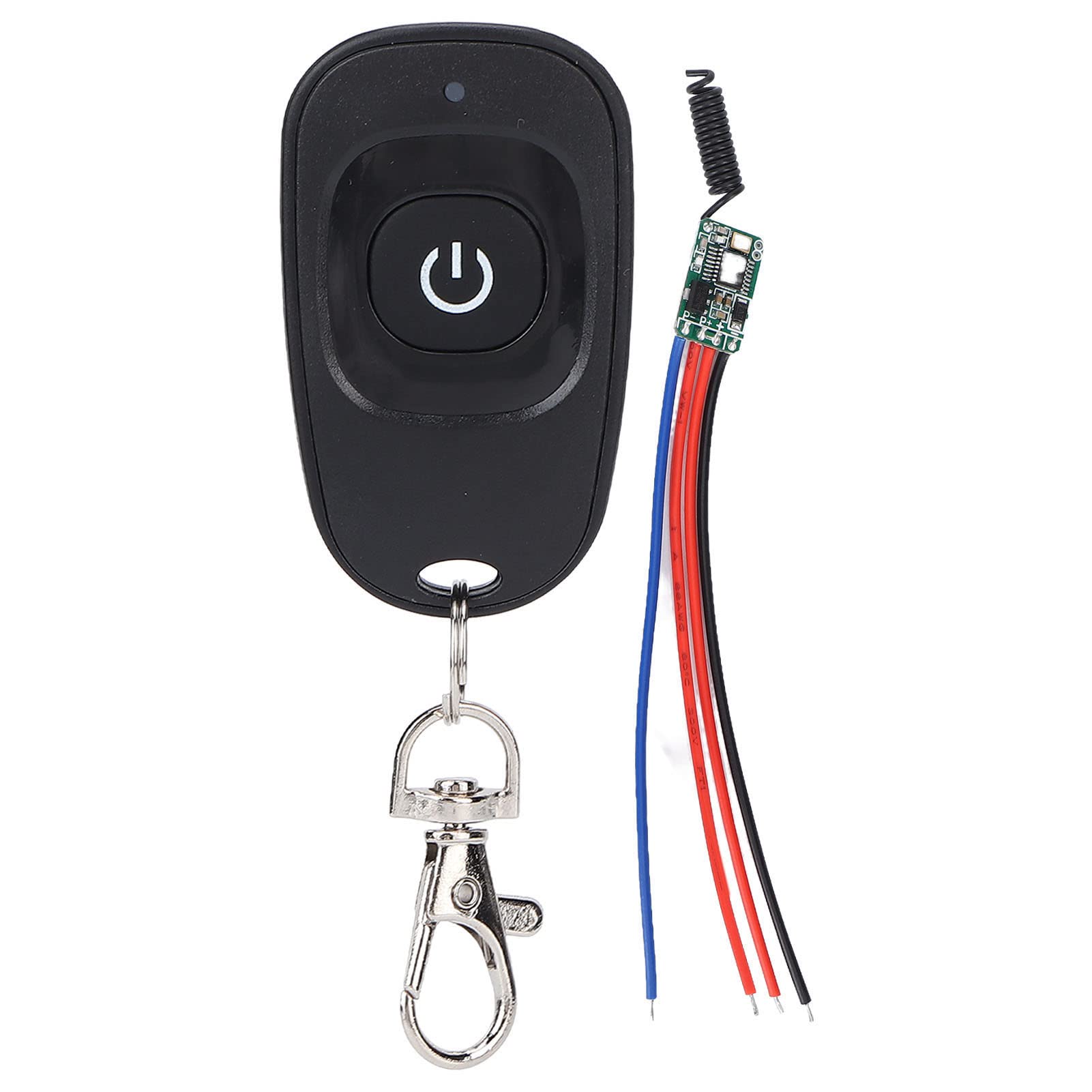 Mini Remote Relay, DC3.5V-DC12V Relay Remote Control Switch 433MHz 3A Learning Wireless RF Transmitter Receiver Switch for LED Light DIY Toys