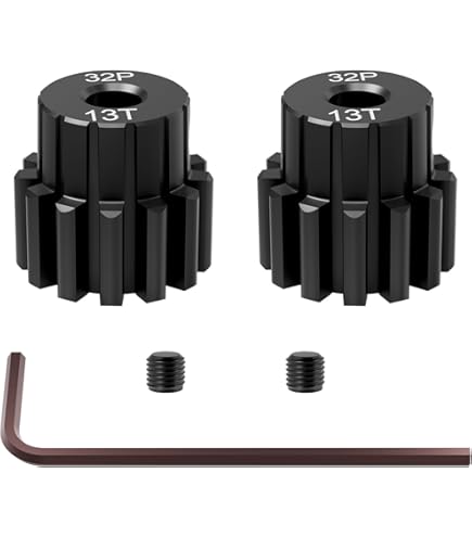 Amazon.com: Traxxas 3943X Hardened Steel 13-Tooth Pinion Gear (32