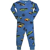 Petit Lem Vintage Pick-Ups 2 Piece Cotton Pajama Set, Little Boys, Size 6X Blue