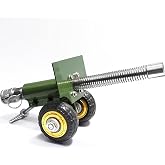 TIETHEKNOT Stainless Steel Mini Cannon Model with Recoil Mechanism - Perfect for Outdoor Games and Collectors&rsquo; Gift (Green)
