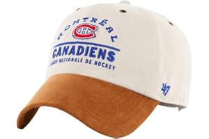 47 NHL Montreal Windham Suede Clean Up Adjustable Hat - White/Brown