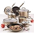 Circulon Premier Professional 13-Piece Hard-Anodized Cookware Set (8 Cooking Vessels and 5 Lids) Induction Base Suitable For 