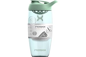 Promixx PURSUIT Protein Shaker Bottle – Premium Sports Shaker Bottles for Protein Mixes and Supplement Shakes – Easy Clean, Durable Protein Shaker Cup