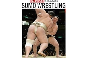 Sumo Wrestling Calendar 2024 - 2025: Monthly Planner Jan 2024 to Dec 2025, Thick & Sturdy Paper, Unruled Blocks, Eco Friendly, Great Gifts For Beloved Fan