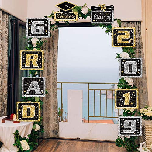 2 2019+Graduation+Banner+Decoration+Supplies