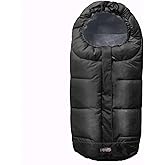 Cozy Toe Stroller Bunting Bag,Soft Coral Fleece Lining,Weather Proof Universal Footmuff Adaptable for Strollers Joggers Pushc