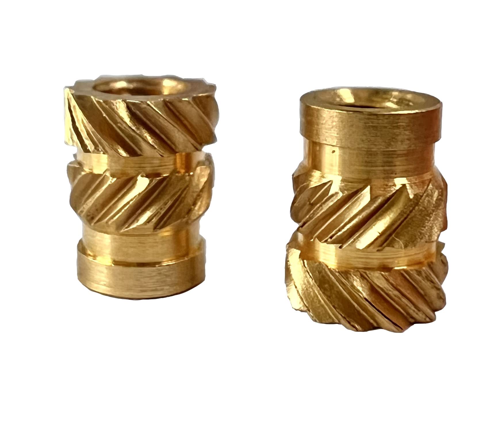 ShineNow Threaded Heat-set Inserts Brass for Printed Plastic Parts M2.5 70pcs