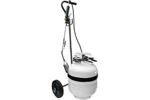 GasBRUH Portable Propane Tank Dolly with Wheels, Propane Tank Cart for Fire Pit, BBQ,Heater, Weed Torch, Gas Cylinder Cart for 5lb/20lb, Gas Trolley for Blow Torch (Cylinder and Torch Not Included)