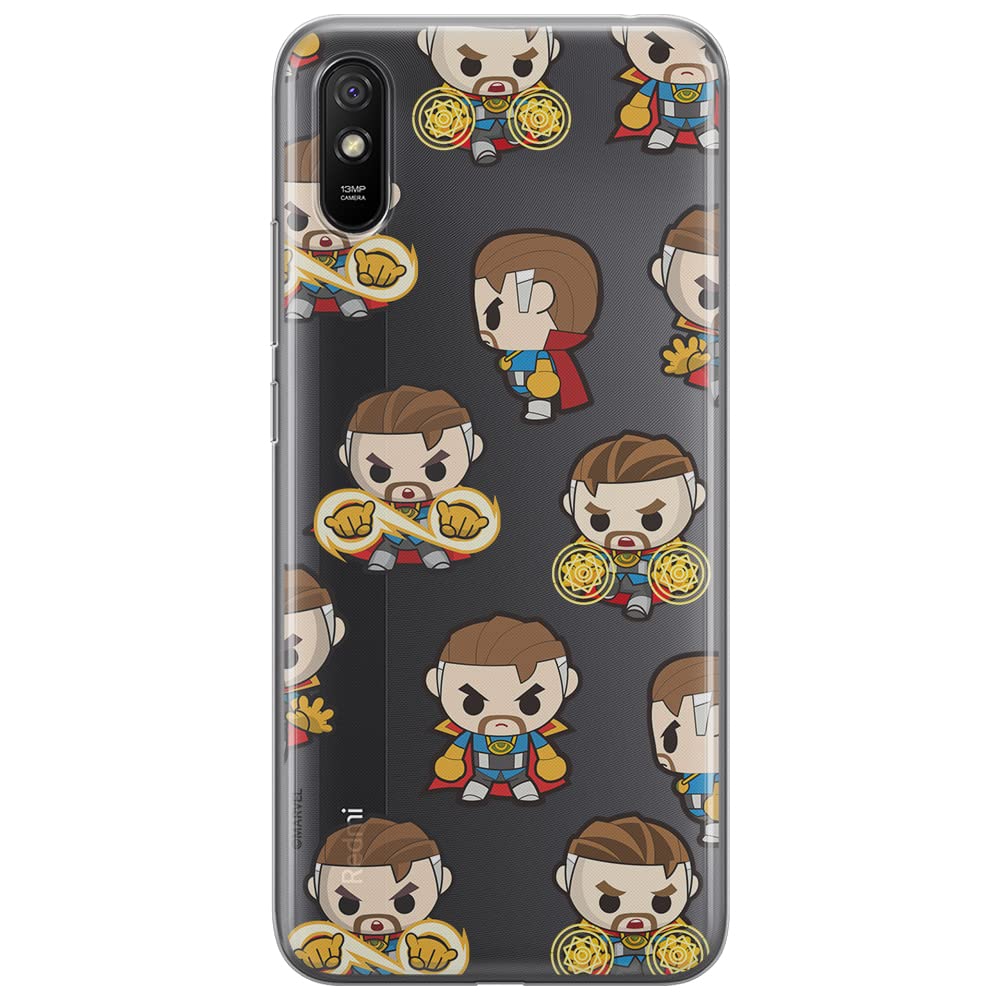 ERT GROUP mobile phone case for Xiaomi REDMI 9A original and officially Licensed Marvel pattern Dr Strange 001 optimally adapted to the shape of the mobile phone, partially transparent