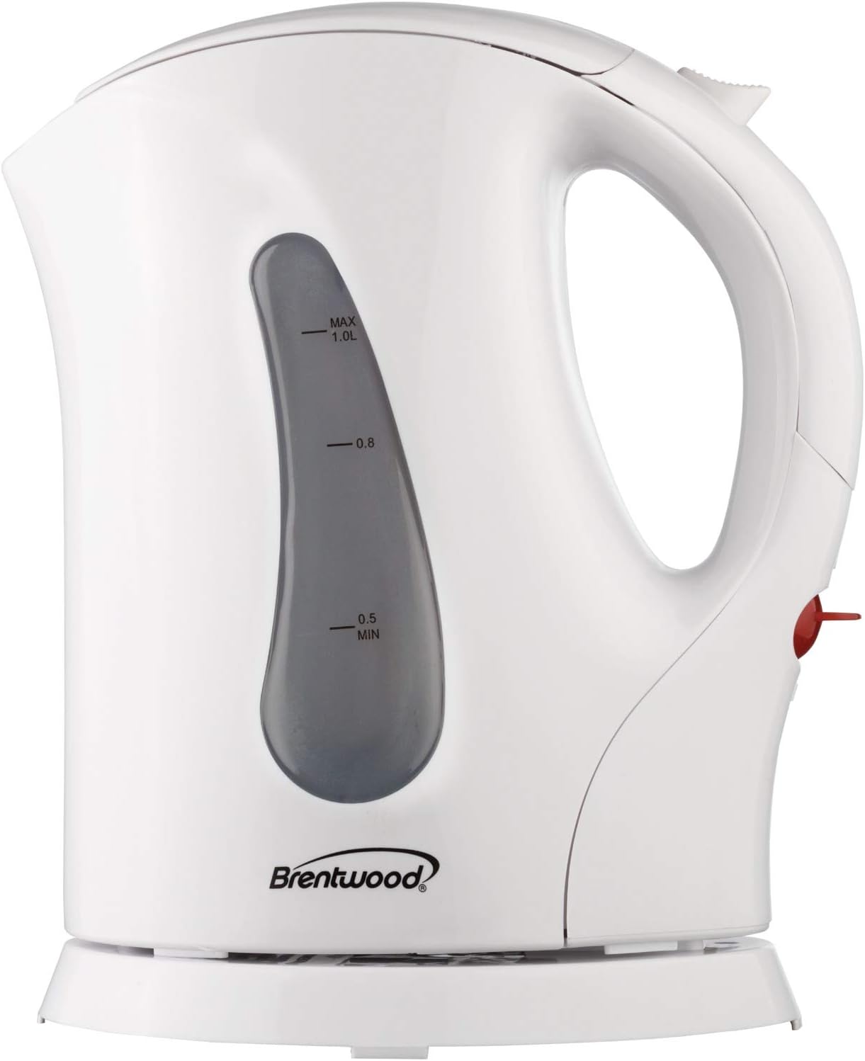 Brentwood KT-1610 Cordless Electric Kettle BPA Free, 1 Liter, White