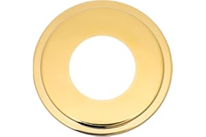 The Can Converter Ceiling Medallion for Recessed Can Light – Home Improvement Decorative Steel Goof Ring & Cover Plate for 4’’, 5’’ & 6″ Cans, Small Ceiling Medallion for Chandeliers, Polished Gold
