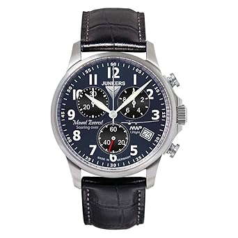Junkers Herren Chronograph Quarz Uhr mit Leder Armband 68943