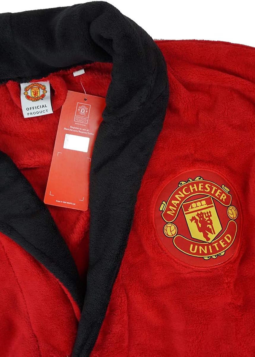 mens manchester united dressing gown
