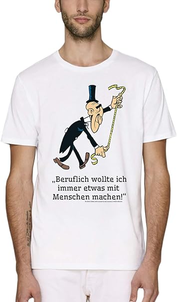 Clothinx Lucky Luke Totengraber Beruflich Wollte Ich Immer Was Mit Menschen Machen Herren T Shirt Bio Und Fair Amazon De Bekleidung