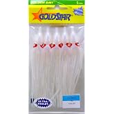 Silver Horde 10803012 Squid (Octopus 3.5) (4&frac14;&rdquo;) 5/pkg. Purple Haze Pearl/Aurora, Multi, One Size