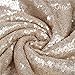 Trlyc Champagne Sequin Tablecloth - 60x105inch Glitter Tablecloth Rectangle Party Wedding Christmas Table Cloth