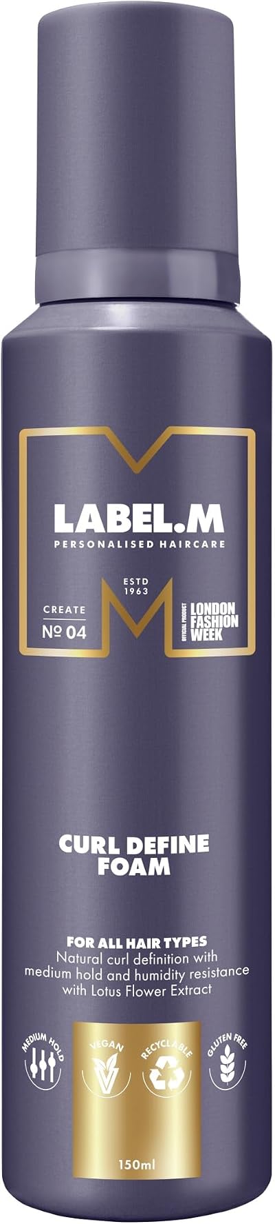 label.m Curl Define Foam for Curls and Waves 200ml