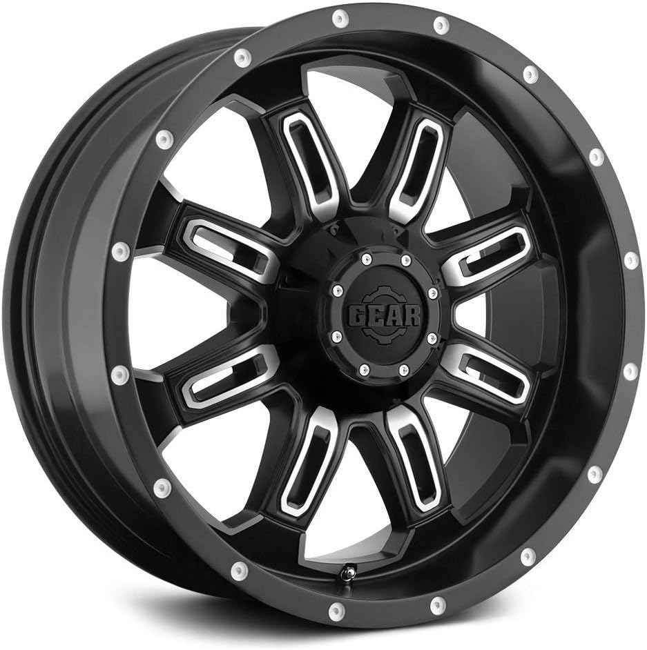 Gear Alloy 725MB DOMINATOR Wheel with Machined Finish (18x9"/6x5.5", -12mm Offset)