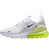 Nike Air Max 270 Big Kids' Shoes (943345-123, White/Limelight/Vast Grey/Anthracite)