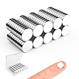 Round Craft Magnets, Caturledas 100 Pack 9x2mm