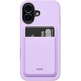 Ridge Card Holder Compatible with Magsafe - High-Strength For A Secure Hold, Keeps Up To 3 Card, Shatterproof TPU (Lavender)