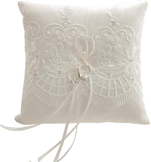 cojin anillos boda amazon