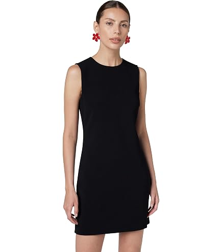 theory layered shift dress Women's Sculpted Layer Dress, Black, 0 at Amazon Women's Clothing store Charlie Sweater Dress