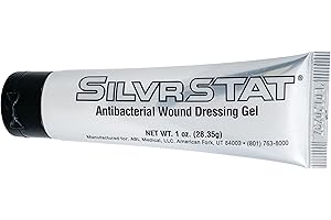 SilvrSTAT First Aid Kit Gel | 32 PPM Silver Healing Wound Dressing Gel | SilverSol Ag₄O₄ Particles | 1 oz