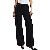 EXPRESS Women’s Editor Pants – Mid Rise Relaxed Straight Trouser with Stretch Fabric and Office-Ready Polished Fit