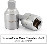 CASOMAN Oil Drain Plug Key Set 1/2 Drive 8mm 10mm 12mm 14mm 6PCS view 3