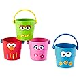 Skip Hop x Sesame Street Baby Bath Toy, Stack & Pour Bath Buckets