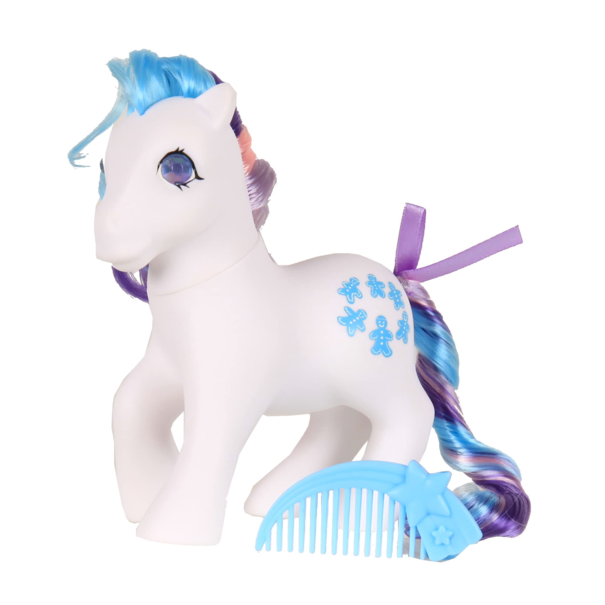 Basic Fun My Little Pony | Gingerbread Classic Rainbow Ponies | Twinkle-Eyed Collection, Retro Horse Gifts, Toy Animal Figures, Horse Toys for Boys and Girls Ages 4 35298
