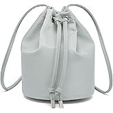 YONBEN Black Drawstring Crossbody Bag Nylon Fabric Large Capacity Organizer Bag with Gold Tone Hardware | Nylon Fabric, Organizer Bag, Gold Tone Hardware