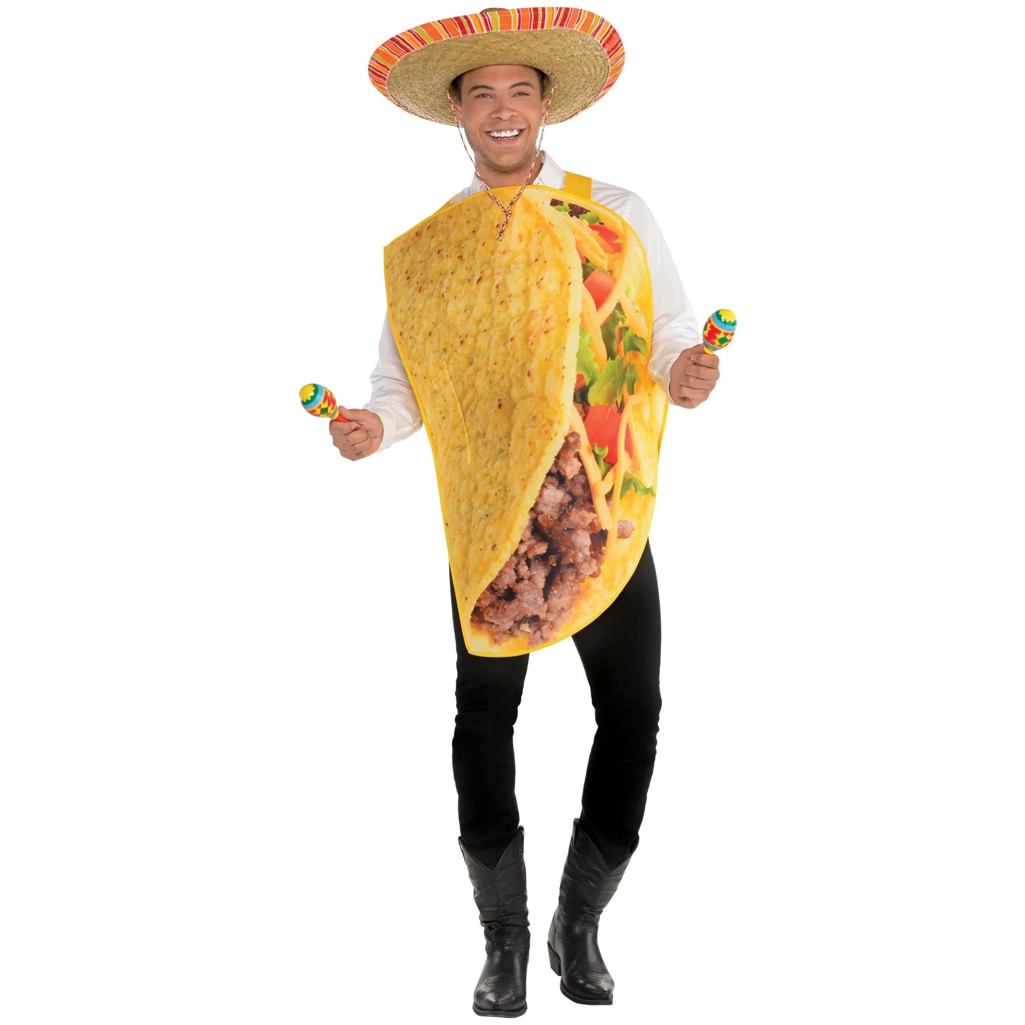 amscan (PKT) (8400079) Adult Taco Costume Tunic (Standard)