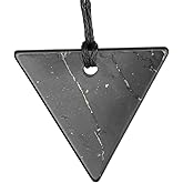 SHUNGITE TOLVU Shungite Pendants - Various Geometric Shapes - Authentic Stone - Certified