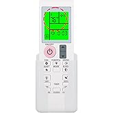 Replacement Remote Control for DAIKIN Air Conditioner FTXB09BXVJU, FTXB12BXVJU, FTXB18BXVJU, FTXB24BXVJU, FTXF09AXVJU, FTXF12AXVJU, FTXF18AXVJU, FTXF24AXVJU, with Backlit, Wall Mounting Bracket