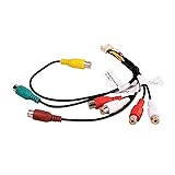 SeDeplacer XT-91918-L4 12Pin AV RCA Harness